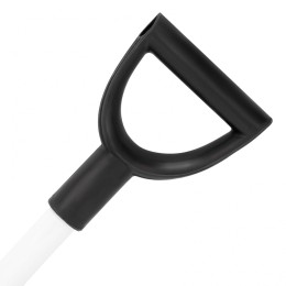 Сибртех Лопата для уборки снега пластиковая, 530 х 375 х 1400 мм, алюминиевый черенок, Россия, 61494