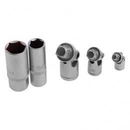 Stels Набор инструментов, 1/2,3/8, 1/4, CrV, пластиковый кейс 142 предмета 14107