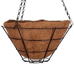 Palisad Кашпо подвесное с вкладышем из коковиты, конус D 30 см 69021
