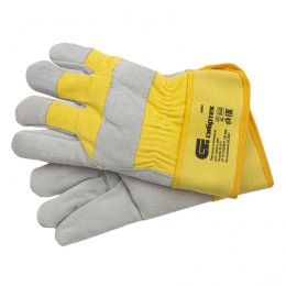 Сибртех Перчатки спилковые комбинированные, усиленные, утолщенные, размер XL, 67903