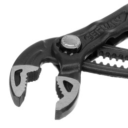 Gross Клещи переставные, кнопочный механизм, обливные рукоятки, 180 мм 15711