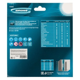 Gross Диск алмазный, 180 х 22.2 мм, тонкий, сплошной (Jaguar), мокрая резка 73056