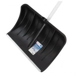 Сибртех Лопата для уборки снега пластиковая, 530 х 375 х 1400 мм, алюминиевый черенок, Россия, 61494