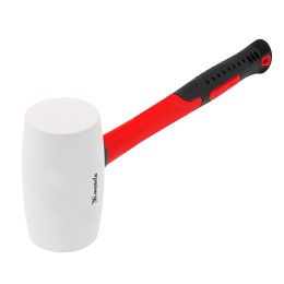 Matrix Киянка резиновая, 910 г, белая резина, фибергласовая рукоятка// 11198