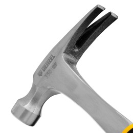 Denzel Молоток-гвоздодер 350 г, цельнометаллический, двухкомпонентная рукоятка 10422