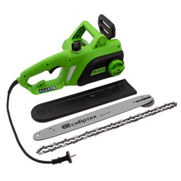 Сибртех Пила цепная электрическая ПЦЭ-2200П с поперечным двигателем, 2.2 кВт, 16'' (40 см) 95614