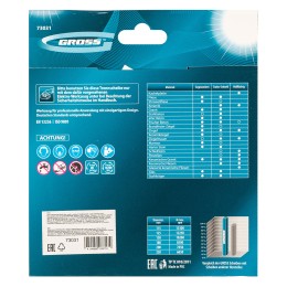 Gross Диск алмазный, 150 х 22.2 мм, турбо с лазерной перфорацией, сухая резка 73031