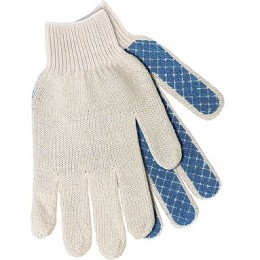 Сибртех Перчатки х/б, ПВХ покрытие, шахматный облив, 10 класс Россия 67776