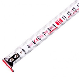 Gross Рулетка Magnetisch 5 м х 19 мм,обрезиненный корпус,автоматическая фиксация,Нейлоновое покрытиеытие,зацеп с магнитом 32571