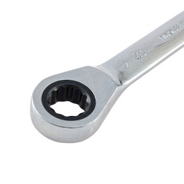 Matrix Ключ накидной трещоточный, 10 х 12 мм, CrV, зеркальный хром 14498