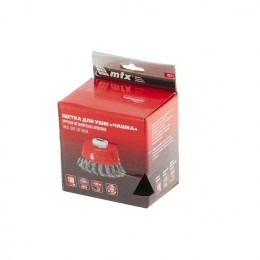 Matrix Щетка для УШМ, 100 мм, М14, "чашка", крученая проволока 0.35 мм 74615