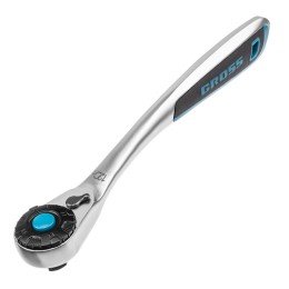 Gross Набор торцевых головок, трещотка 120 зубьев, 1/2", CrV, 36 предметов 14144