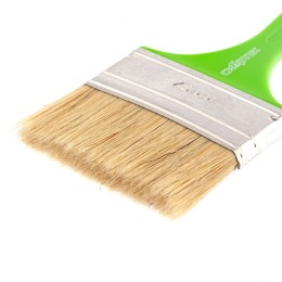 Сибртех Кисть флейцевая Евро , 75 x 8, натуральная щетина, пластиковая ручка 83303