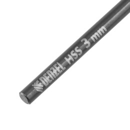 Denzel Сверло по металлу, 3 мм, HSS-Tin, Golden Tip, 10 шт. 717205