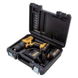 Denzel Дрель-шуруповерт аккумуляторная CDL-IB-12-02, Li-Ion, 12 В, 1.5 А*ч, 2 аккумулятора 26111