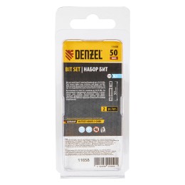 Denzel Бита SL5,0х50, сталь S2, шестигранный профиль, 2 шт. Е 6,3 11658