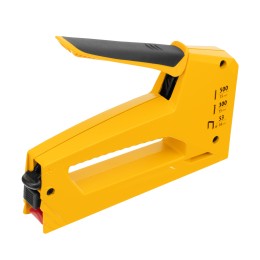 Denzel Степлер мебельный, алюминиевый корпус, тип 53, 6-14 мм, тип 300, 15 мм, тип 500, 15 мм 40214