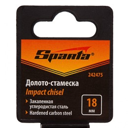 Sparta Долото-стамеска 18 мм, деревянная рукоятка// 242475