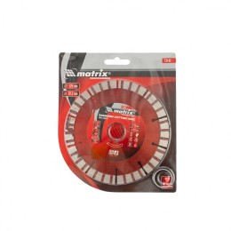Matrix Диск алмазный, отрезной Турбо-сегментный, 125 х 22.2 мм, сухая резка Professional73142