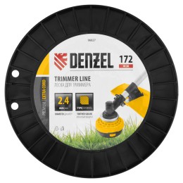 Denzel Леска для триммера двухкомпонентная зубчатый квадрат, 2,4мм х 172м, на DIN кат. EXTRA CORD 96827