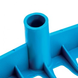 Palisad Грабли пластиковые, 430 мм, 13 прямых зубьев, усиленные, без черенка, Luxe, 61738