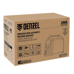 Denzel Аппарат инвертор. полуавтомат. сварки MultiMIG-200DP Synergy Double Pulse, 200 А, ПВ 80% 94313