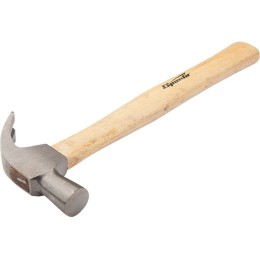 Sparta Молоток-гвоздодер, 225 г, боек 22 мм, деревянная рукоятка 104105
