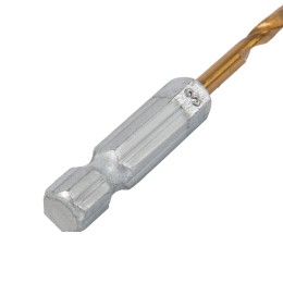 Matrix Сверло по металлу, 3 мм, HSS, нитридтитановое покрытие, шестигранный хвостовик 717302