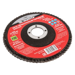Matrix Круг лепестковый торцевой, P 100, 125 х 22.2 мм 74047