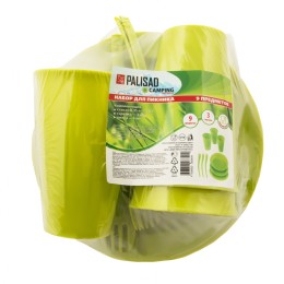 Palisad Набор для пикника на 3 персоны, 9 предметов, Camping 69452