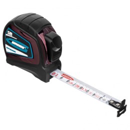 Gross Рулетка "Doppelhaken",5 м x 19 мм,двухсторонний зацеп,Нейлон,двусторонняя шкала,автоматическая фиксация 31123