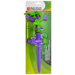 Palisad Разбрызгиватель, АБС-пластик, импульсный, с регулировкой угла горизонт распыления до 26 м 65415