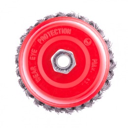 Matrix Щетка для УШМ, 125 мм, М14, "чашка", крученая проволока 0.5 мм 74627