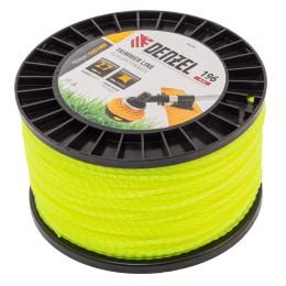 Denzel Леска для триммера витой квадрат, 2,7мм х 196м, на DIN катушке FLEX CORD 96299