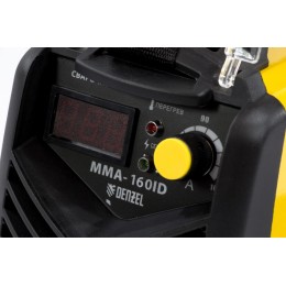 Denzel Аппарат инверторный дуговой сварки ММА-160ID, 160 А, ПВР 60%, диаметр электрода 1.6-3.2 мм, провод 2 м 94345