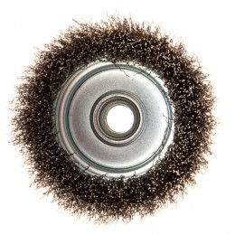 Denzel Щетка для УШМ, 100 мм, "Чашка", витая нержавеющая проволока 0.3 мм, М14 746053