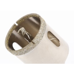 Matrix Сверло алмазное по керамограниту, 40 х 67 мм, трехгранный хвостовик 726403