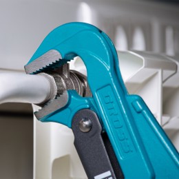 Gross Ключ трубный рычажный 1.5, №2, цельнокованый, CrV, тип "L" 15603