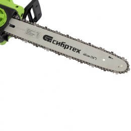 Сибртех Пила цепная электрическая ПЦЭ-2000П с поперечным двигателем, 2.0 кВт, 16'' (40 см) 95613
