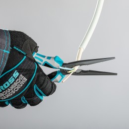 Gross Длинногубцы прямые 205 мм, трехкомпонентные рукоятки 17171