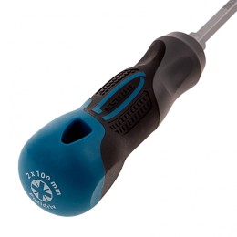 Gross Отвертка PZ2 x 100 мм, S2, трехкомпонентная ручка 12159