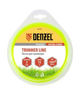 Denzel Леска для триммера, двухкомпонентная круглая 3.0 мм, 15 м Extra cord 96129