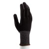 Перчатки трикотажные с черным полиуретановым покрытием, размер L, 15 класс вязки Сибртех 67850