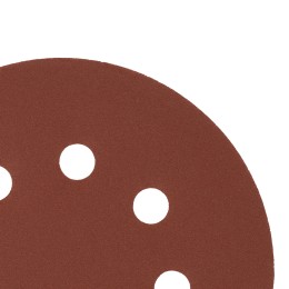Сибртех Круг абразивный на ворсовой подложке под "липучку", перфорированный, P 320, 125 мм, 5 шт 738137