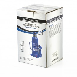 Stels Домкрат гидравлический бутылочный, 16 т, h подъема 227-457 мм 51168