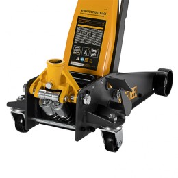 Denzel Домкрат гидравлический подкатной 3 т, с фиксатором, быстрый подъем, 135-480 мм, профессиональный 51138