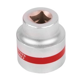 Matrix Головка торцевая, 32 мм, двенадцатигранная, CrV, под квадрат 1/2, хромированная 13698