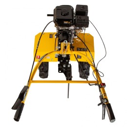 Denzel Мотоблок DPT-270X, 7 л.с, дисковое сцепление, ширина 90 см, глубина 35 см, фрез 3 х 4, ВОМ, передачи 2В/1Н 56403