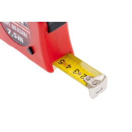 Matrix Рулетка Double fixation,7,5 м х 25 мм,обрезиненный корпус,двойная плавная фиксация 31058