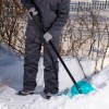 Лопата для уборки снега поликарбонат, 340 x 385 x 1375 мм, алюминиевый черенок, Luxe, Palisad 61638
